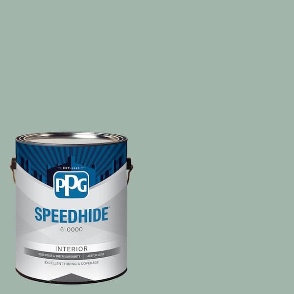 SPEEDHIDE 1 gal. PPG10-29 Dusty Aqua Eggshell Interior Paint