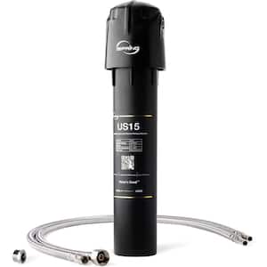 Leak-Free Direct Connect Under Sink Water Filter System for Kitchen Reduce Odor Chlorine Metals Easy Installation