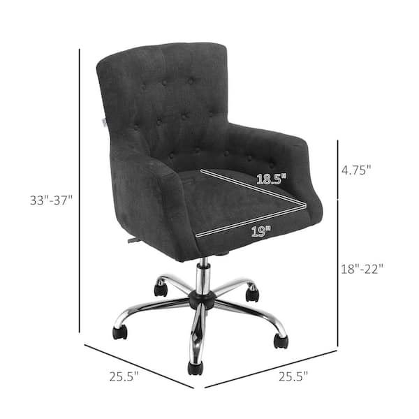 homcom swivel office chair