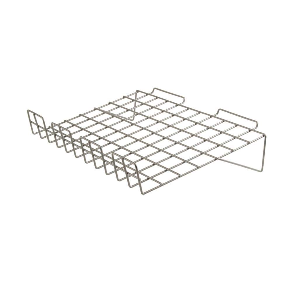 Econoco Gridwall Shelf Sloping Black 22 x 1/2 x 14 L x D