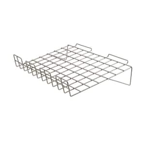 22-1/2 in. W x 14 in. D Chrome Sloping Wire Shelf with 3 in. Lip (Pack of 6)