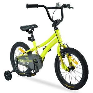 16 in. Kids' Bicycle with Training Wheels for Boys Age 4-Year to 7-Years in Yellow