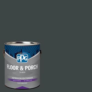 1 gal. PPG14-05 Dark As Night Satin Interior/Exterior Floor and Porch Paint