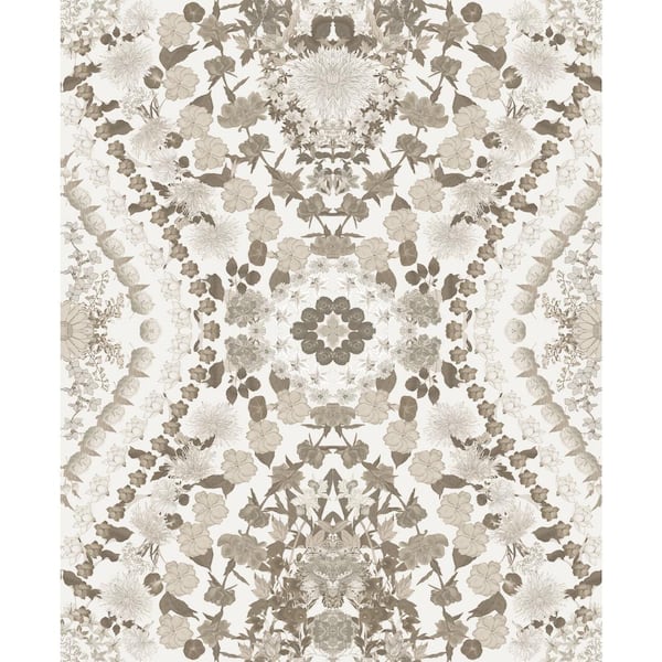 Mr. Kate 28.29 sq. ft. Dried Flower Kaleidoscope Peel and Stick Wallpaper