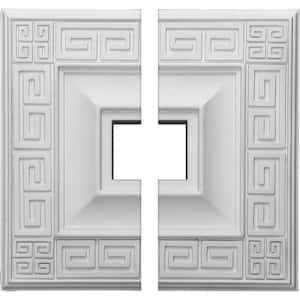18 in. W x 18 in. H x 3-1/2 in. x 1-1/8 in. Eris Urethane Ceiling Medallion, 2-Piece (Fits Canopies up to 9-7/8 in.)