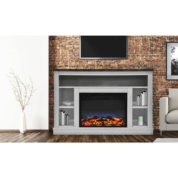 Cambridge 47 In Electric Fireplace, Home Depot Indoor Electric Fireplaces