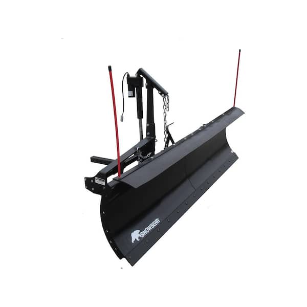 SNOWBEAR Pro Shovel 82 in. x 19 in. Snow Plow for 2 in. Front Mounted Receiver with Actuator Lift System