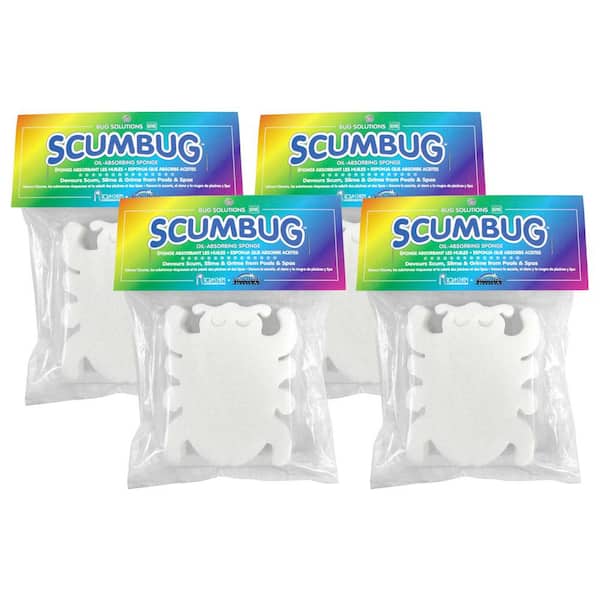 Following 10PCS Scumbug Oil Absorbing Sponge Swimming Pool Absorbs Oil Slime Grime and Scum Oil Absorbing Sponge Oil Absorbing Scum Sponge for Hot Tub show