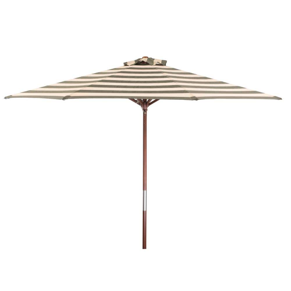 Umbrella in wood and brown Monogram canvas. Length : 89…