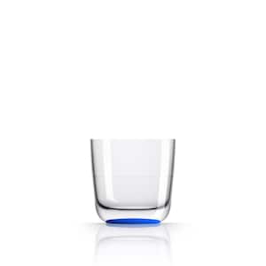 Marc Newson Non-slip Forever-unbreakable 10 oz. Whisky/Stemless-wine Tritan with Klein-blue Non-Slip Base (2-Pack)