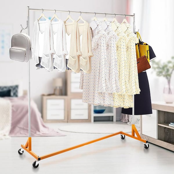 SKYSHALO Z Rack, Industrial Grade Z Base Garment Rack, Height