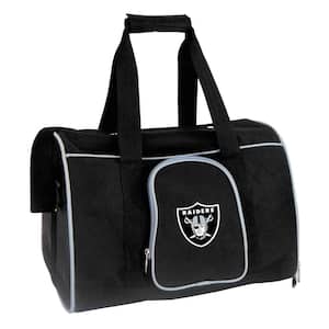 NFL Oakland Raiders Pet Carrier Premium 16 in. Bag in Gray