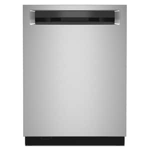 24 in. PrintShield Stainless Steel Top Control Built-In Tall Tub Dishwasher with Stainless Steel Tub, 44 dBA