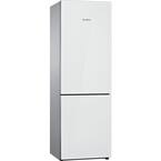 800 Series 24 in. 10 cu. ft. Bottom Freezer Refrigerator in White Glass, Counter Depth