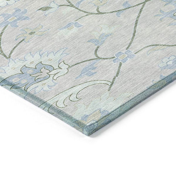 Chantille Machine Washable Indoor/Outdoor Abstract ACN2291 Pearl 5 ft. x 7 ft. 6 in. Area Rug