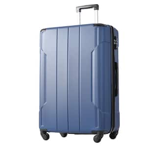 Polibi 20 in. Blue Hardshell Luggage Spinner Suitcase with TSA