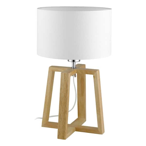 Eglo Chietino 17 32 In Wood Base Table, Wood Base Table Lamp