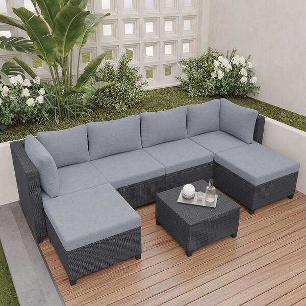 Asherman 6 piece sofa set with cushions sale