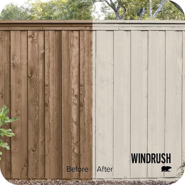 1 gal. #HDC-CT-19 Windrush Solid Color House and Fence Exterior Wood Stain