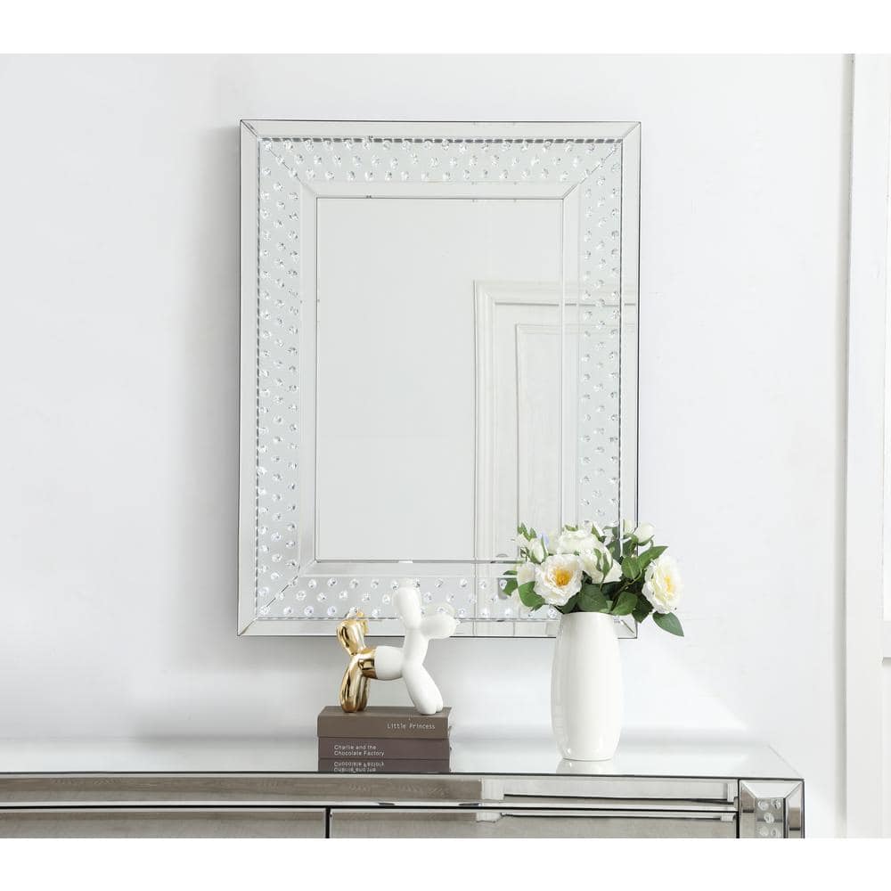 36in H x 28in W rectangle Clear LED Mirror