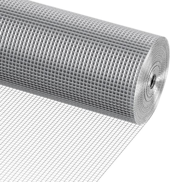 Indoor/Outdoor Small Rodent Wire Mesh Roll for Pest Control, Hot-Dipped Galvanized, Rustproof, 1-Roll
