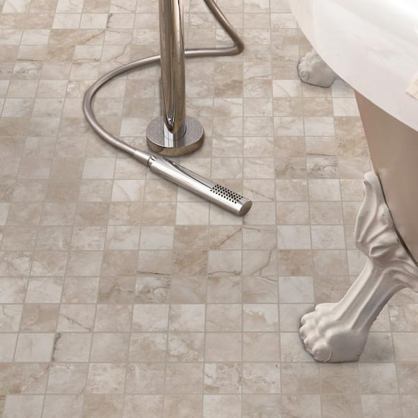 Florida Tile Home Collection Oasis Beige 12 in. x 12 in. Square