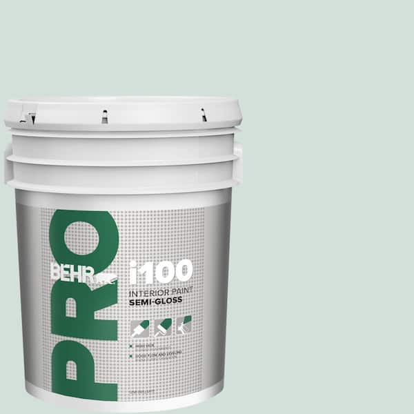BEHR PRO 5 Gal. #S430-1A Reflecting Moment Semi-Gloss Interior Paint