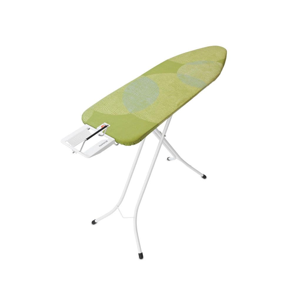 Brabantia Green Freestanding Ironing Board with Steam Iron Rest