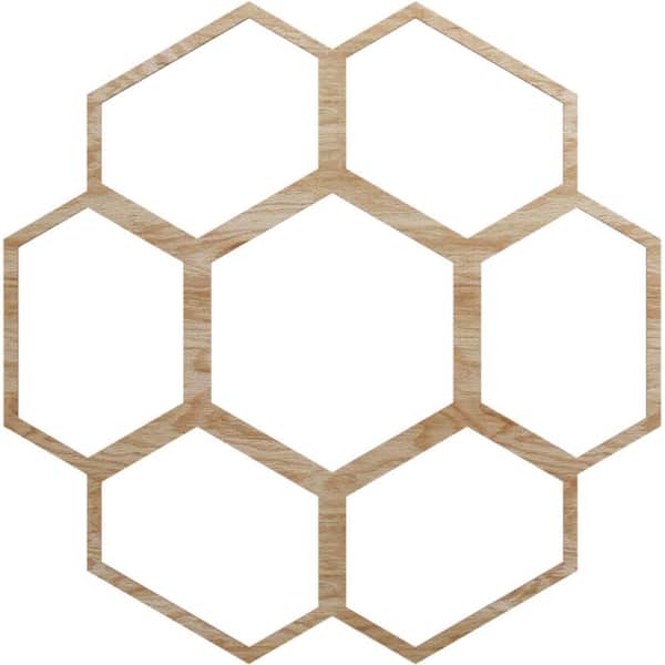 0.25 in. x 36 in. x 36 in. Wood Medallion Moulding