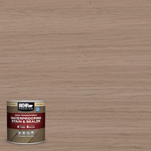 8 oz. #ST-160 Rose Beige Semi-Transparent Waterproofing Exterior Wood Stain and Sealer Sample