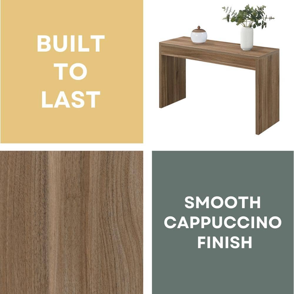 Cappuccino Modern Multi-Use Console Table - 48"x16"