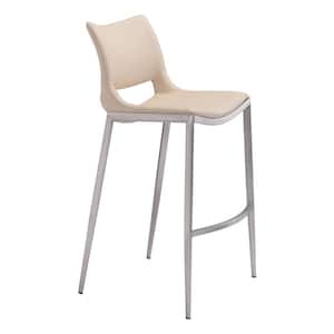 Ace 40.9 in. Light Pink Bar Chair (Set of 2)