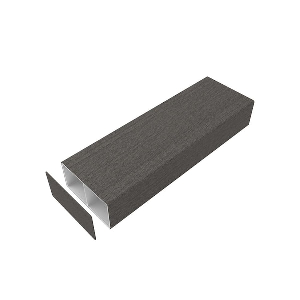 Blocks 1 in. x 2 in. Wood Composite Aluminum Coextruded in Peruvian Teak End Caps (Bag of 10)