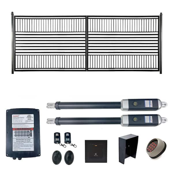 12 ft - Driveway Gate Kit - Metal Fence Gates - The Home Depot