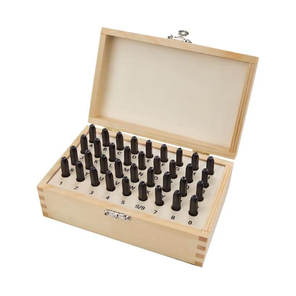 TEKTON 5/32 in. Letter and Number Stamp Set (36-Piece)