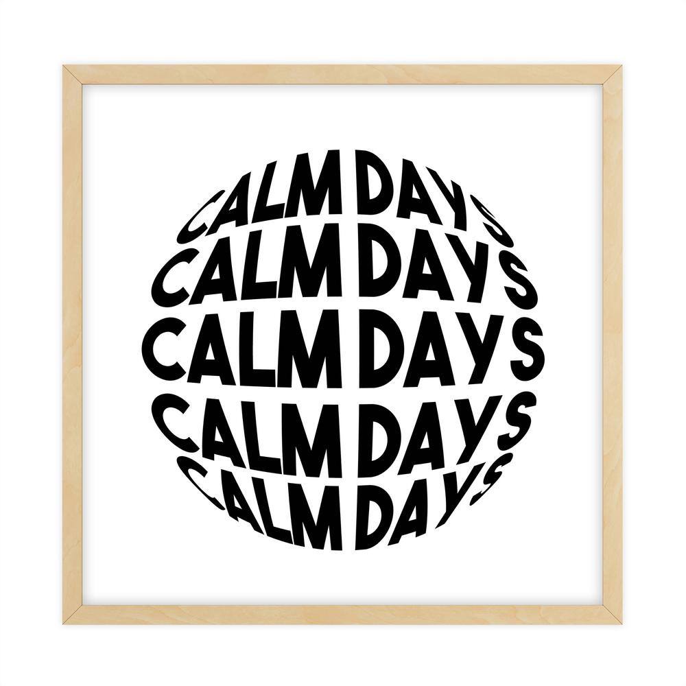 Dimensional Word Art Framed Typography Art Print 18 in. x 18 in.