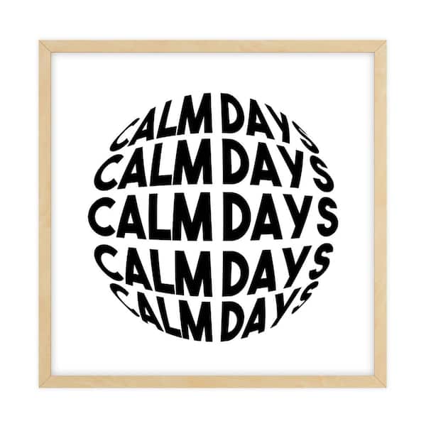 Unbranded Dimensional Word Art Framed Typography Art Print 18 in. x 18 in.