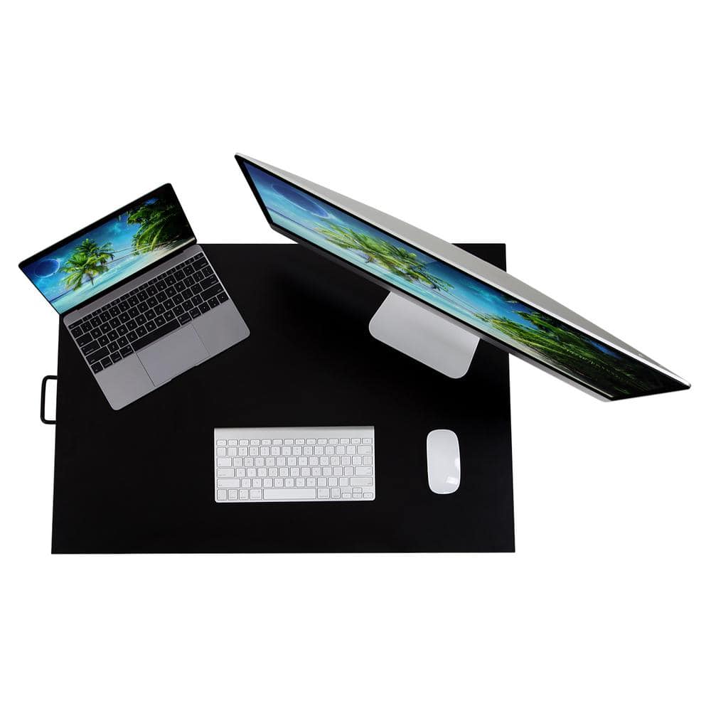 ErgoFlex Ultra Slim 35'' Black Metal Standing Desk Converter