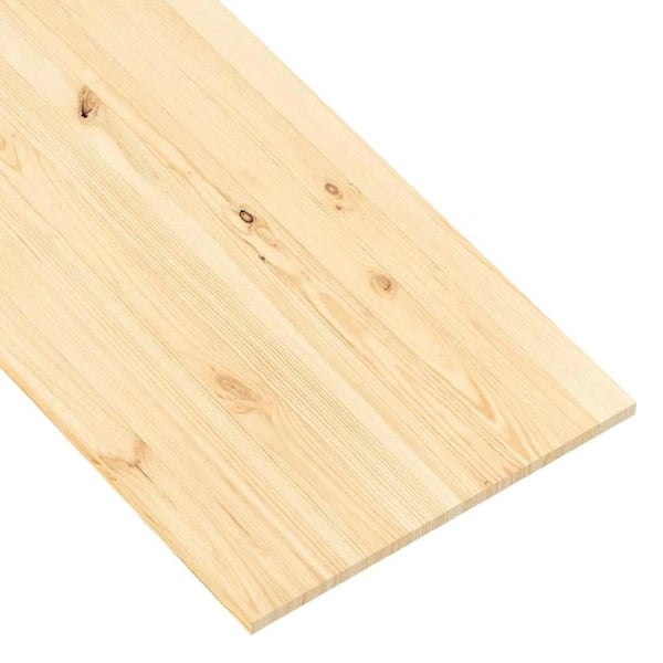 21/32 in. x 24 in. x 4 ft. Pine Edge-Glued Square Edge Common Softwood 493589 - The Depot
