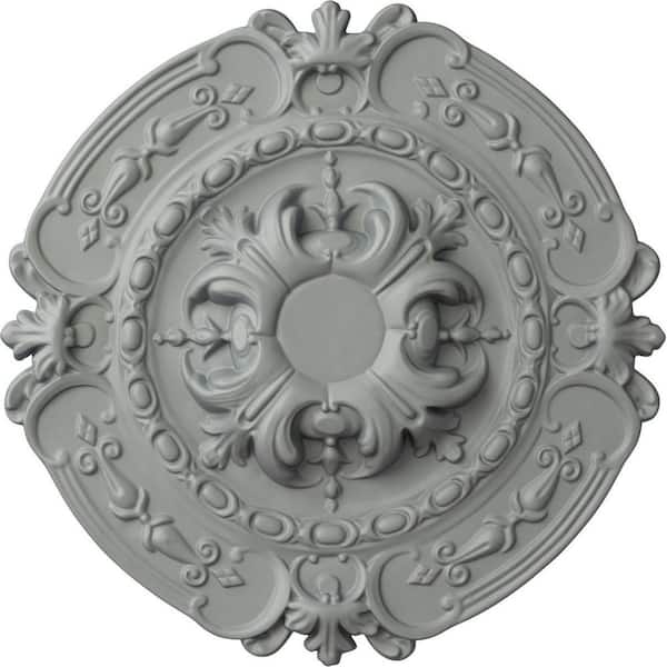 Ekena Millwork 16-3/8" x 1-3/4" Southampton Urethane Ceiling Medallion (Fits Canopies upto 2-3/4"), Primed White