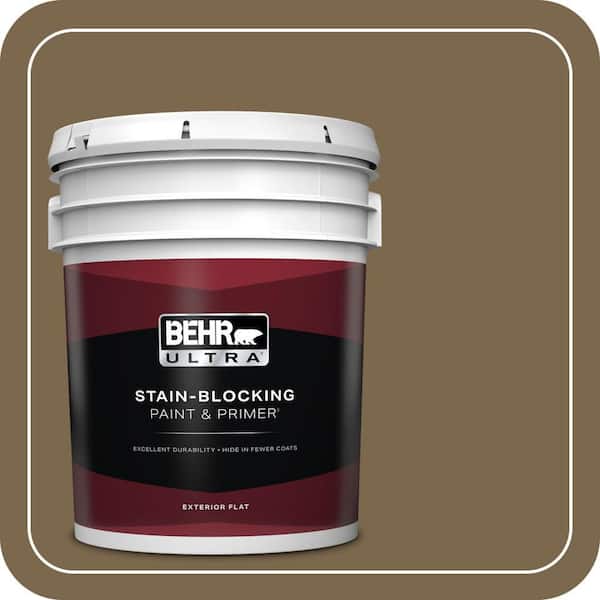 BEHR ULTRA 5 gal. #T14-6 Boho Flat Exterior Paint & Primer