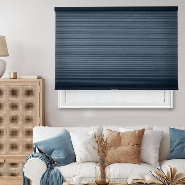 Chicology Cut-to-Size Morning Ocean Cordless Light Filtering Privacy Cellular Shades 39 x 64 in. L