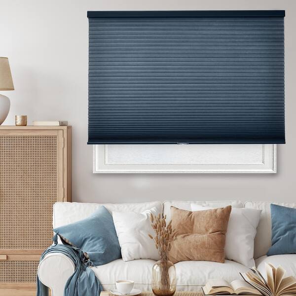 Chicology Cut-to-Size Morning Ocean Cordless Light Filtering Privacy Cellular Shades 71.5 x 64 in. L