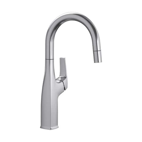 Blanco Rivana Single-Handle Pull-Down Bar Faucet in Stainless