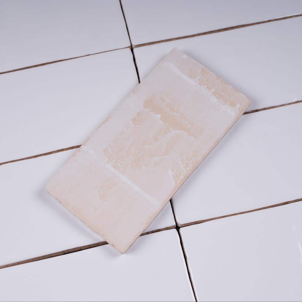 White Glossy 3x6 Ceramic Subway Wall Tile