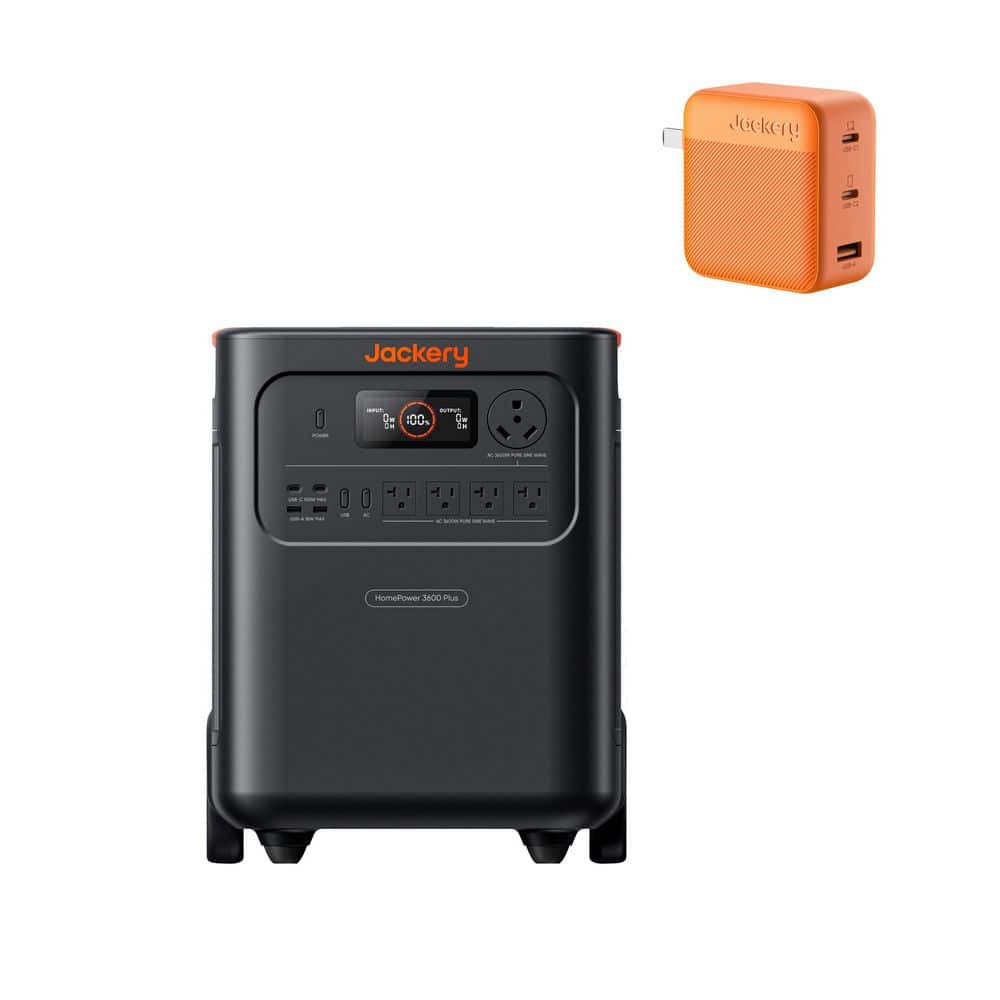 3600W/7200W Push Button Start Battery Generator HomePower 3600 Plus w/102W GaN 3-Port Fast Charger for Home Backup price history on PriceWatchPro