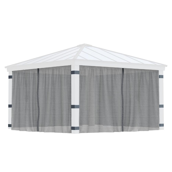 CANOPIA by PALRAM Netting Set for Dallas 14 ft. x 14 ft. Outdoor Gazebo