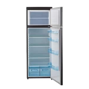 Off-Grid 23.8 in. 13 cu. ft. 370L Solar DC Top Freezer Refrigerator in Black