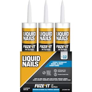 Fuze It 9 oz. Gray All Surface Construction Adhesive (12-Pack)