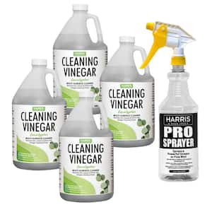 128 oz. Vinegar All Purpose Cleaner Eucalyptus & 32 oz. Spray Bottle Value Pack (4-Pack)